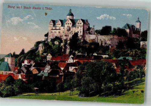 07389 O6843 Ranis 1918 - Burg