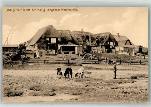 Langeneß Hilligenleiwerft Nordmarsch