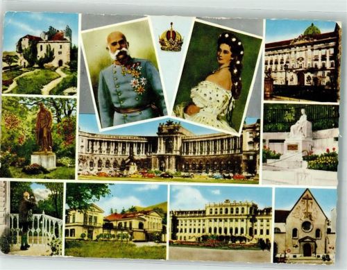 Wien Portrait des Kaisers und Kaiserin Sissi Habsburger Stammschloss Alte und Neue Hofburg Volks- und Burggarten Kaiservilla Bad Ischl Schloss Schönbrunn Kaisergruft