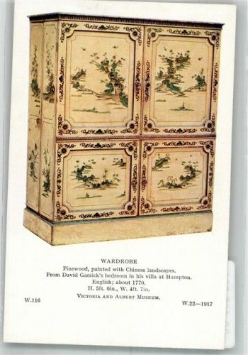 London Kleiderschrank mit chinesischer Bemalung im Victoria and Albert Museum Holzverarbeitung
