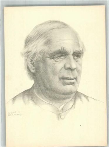 Portrait von Sebastian Kneipp Werbe AK Kathreiner-Malzkaffee Kur Künstlerkarte