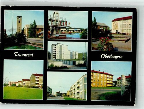 83301 W8225 Traunreut - Schwimmbad Kirche