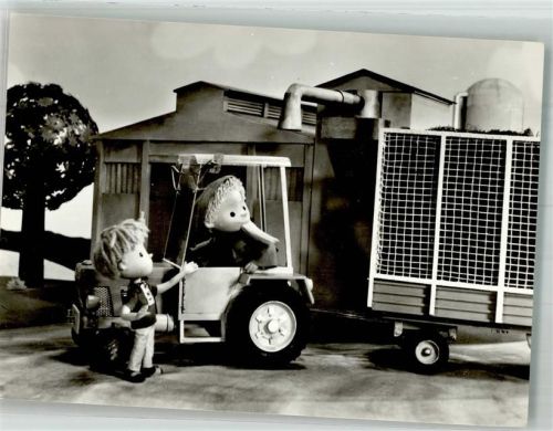 Das Sandmännchen auf einem Trecker Fernsehen der DDR