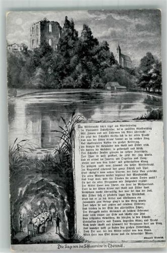 Tharandt Die Sage von der Burgruine Tharandt in Wort und Bild