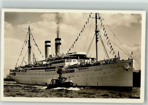 1936 Passagierdampfer Oceana Fotograf Hartz Verlag Hans Andres