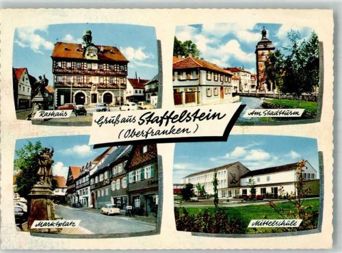 Staffelstein Rathaus Marktplatz Mittelschule Am Stadtturm