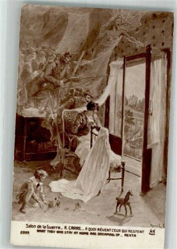 sign. Carre R. Salon de la Guerre Mutter Kind 2999