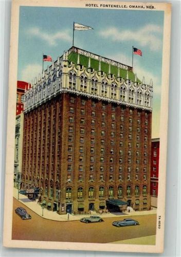 Omaha 1957 Auto Hotel Fontenelle