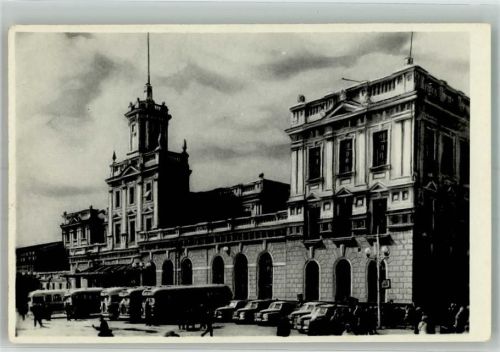Rostow Foto AK Omnibus Auto Bahnhof