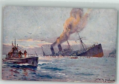 1917 Versenkung e. feindlichen bewaffneten Truppentransportdampfers