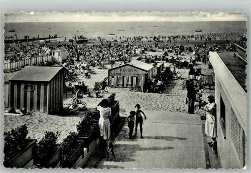 Blankenberghe 1956 Schwimmbad Strand