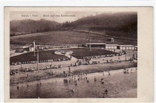 Weida Weida i. Thür. mit Blick auf das Sommerbad ungelaufen Gute Erhaltung.