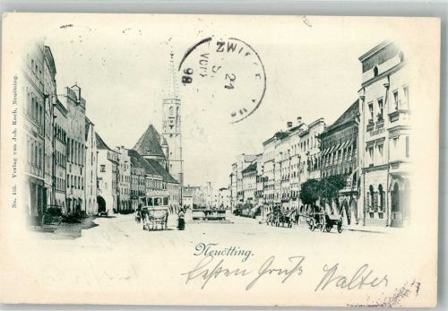 Neuötting 1898 Adelskorrespondenz