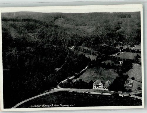 Glemseck 1936 Fliegeraufnahme vom Kurhaus Glemseck