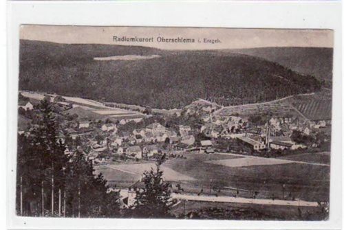 Oberschlema gelaufen von 1921. Gute Erhaltung.