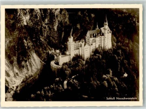 Neuschwanstein Fliegeraufnahme Schloss Neuschwanstein