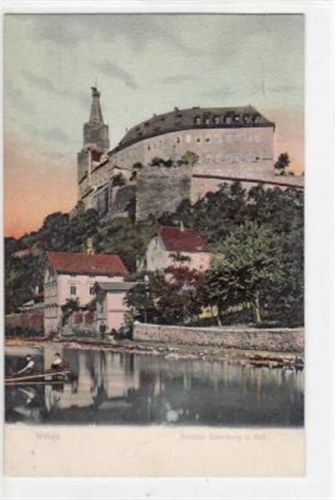 Weida Weida i. Thür. mit Schloss Osterburg und Bad gelaufen von 1905 kleiner Knick oben und unten rechts, sonst gut erhalten.