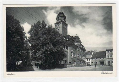 Artern mit Partie am Rathaus ungelaufen Top Erhaltung.
