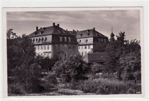 Ebersdorf Ebersdorf mit Schwesternhaus gelaufen von 1939 kleiner Knick unten links, leichter Stempeldurchdruck, sonst gut erhalten.