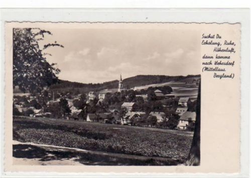 Wehrsdorf Wehrsdorf mit Gesamtansicht gelaufen von 1937. Gute Erhaltung.