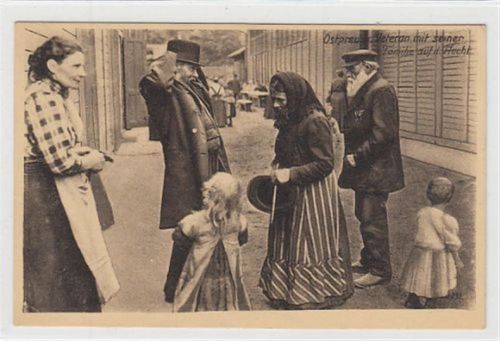 Ostpreußenhilfe. ein ostpreußischer Veteran mit seiner Familie auf der Flucht ungelaufen Gute Erhaltung.