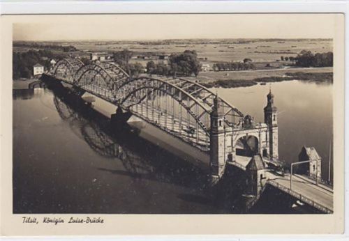 Königin Luise-Brücke in Tilsit / Sowetsk ungelaufen Leichter Bug rechter Rand, sonst gut erhalten