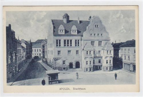Apolda Stadthaus in Apolda gelaufen 1921. Gute Erhaltung.