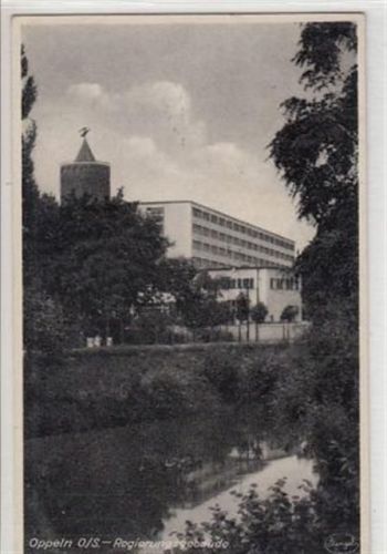 Oppeln / Opole in Oberschlesien. Regierungsgebäude. 1942 Feldpost Gute Erhaltung.
