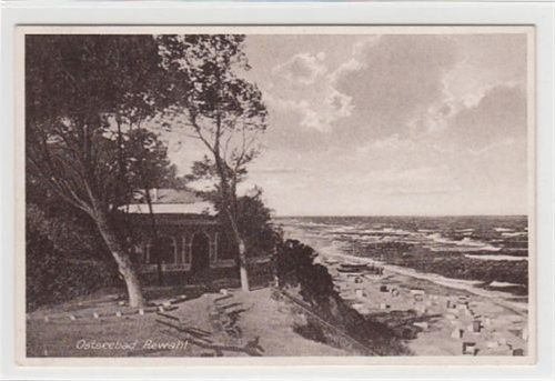 Ostseebad Rewahl / Rewal - Kreis Greifenberg / Gryfice. ein Gebäude Strand gelaufen. Top Erhaltung.