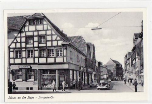 Lünen a.d. Lippe mit Langestraße ungelaufen Top Erhaltung.
