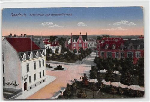 Saarlouis Saarlouis. Schulstraße Hohenzollernring ungelaufen leichte Abschürfungen, leicht fleckig, sonst gut erhalten