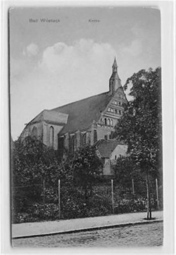 Bad Wilsnack. Kirche ungelaufen leichte Abschürfungen, kleiner Knick oben links, sonst gut erhalten