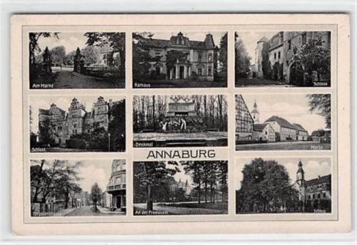 Torgauerstrasse und Markt gelaufen. Marke entfernt. Gute Erhaltung.