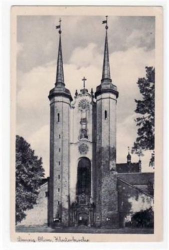 Oliva / Oliwa mit Klosterkirche, 2 Türme ungelaufen Gute Erhaltung.