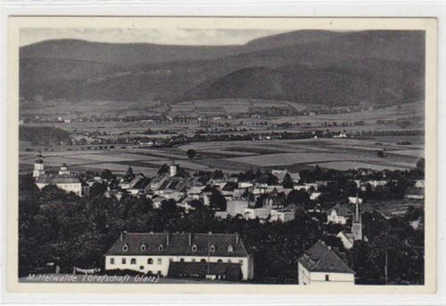 Mittelwalde Mittelwalde / Miedzylesie - Kreis Habelschwerdt / Bystrzyca Klodzka. gelaufen 1942. Gute Erhaltung.