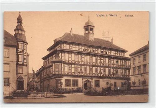 Vacha an der Werra. Rathaus ungelaufen Gute Erhaltung.