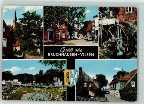 Bruchhausen-Vilsen Wasserrad Schwimmbad VW Bus