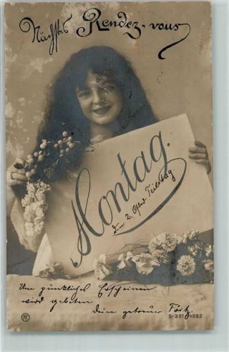 1905 Nächstes Rendezvous Montag Rotophot Serie 357 AK