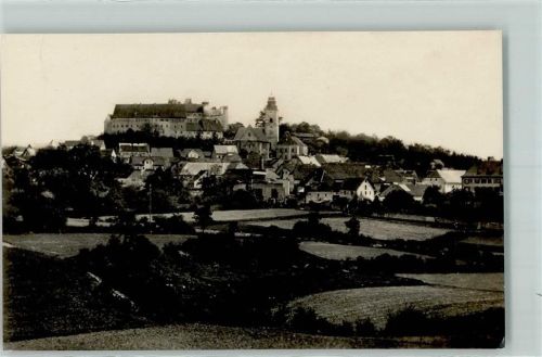 92331 W8433 Parsberg , Oberpf Gebrauchsspuren Burg Parsberg Kirche St. Andreas