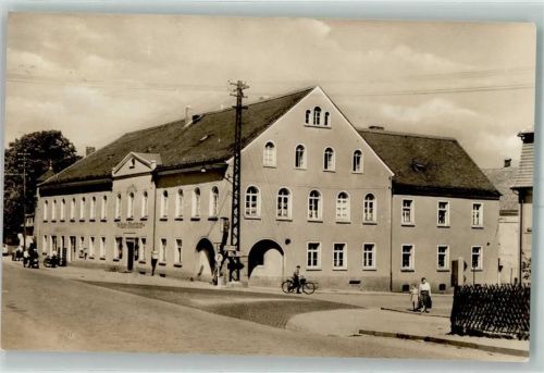 Neukirch HO Hotel Oberland Fahrrad Straßenschild