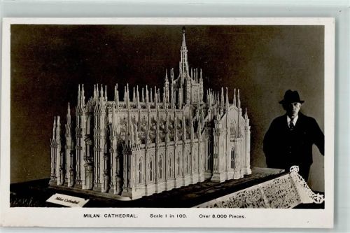 Modell Milan Cathedral Over 9.000 Pieces AK Rekord Foto AK