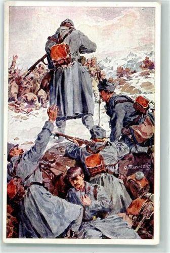 Nr. 199 Goldenes Buch der Armee Serie I sign. Marussig AK