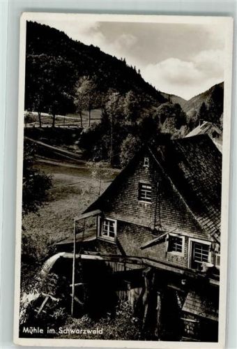 Wassermühle AK Schwarzwaldmühle 1940 Foto AK