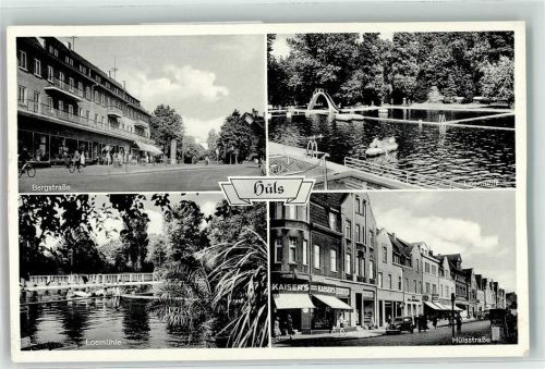 Marl Bergstraße Loemühle Hülsstraße Schwimmbad Kaiser´s Auto Fahrrad Geschäfte Hüls
