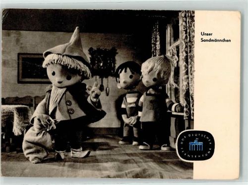 DDR Fernsehen Verlag Garloff S. 20/63 AK Sandmännchen 1965