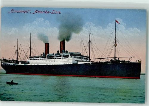 Amerika Line AK Dampfer Cincinnati