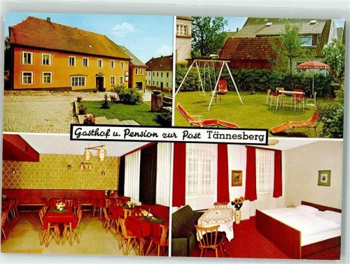 Tännesberg Gasthaus u. Pension zur Post Bes. Alfons Kleber