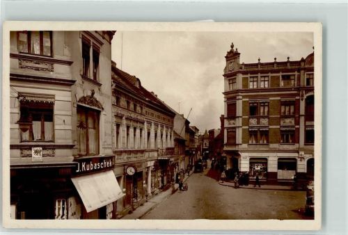 01945 O7801 Senftenberg - Markt Emailleschild Bileyde`s