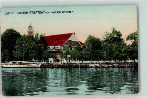 Treptow 1914 Spree-Garten-Treptow Ausflugsboot
