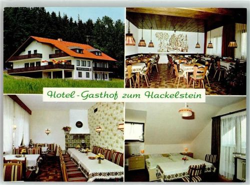 Fuchsmühl Hotel-Gasthaus zum Hackelstein Speisesaal Kachelofen Fremdenzimmer